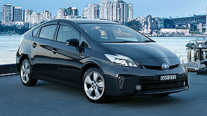 Prius c exterior